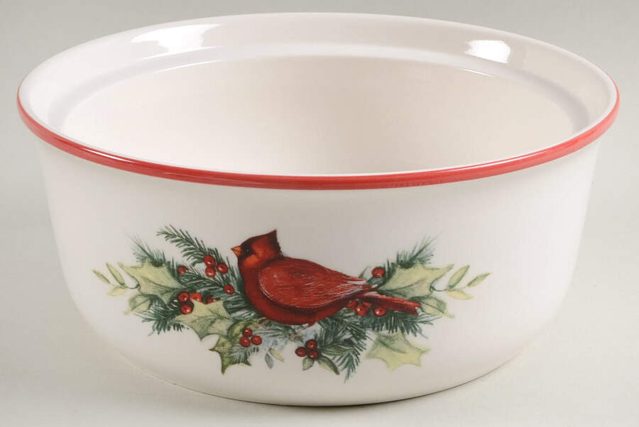 Winter Song 1.5 Quart Round Casserole No Lid by Certified International-1