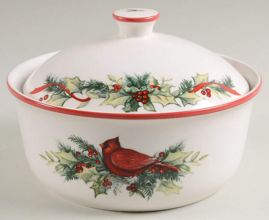 Winter Song 1.5 Qt Round Covered Casserole by Certified International-1