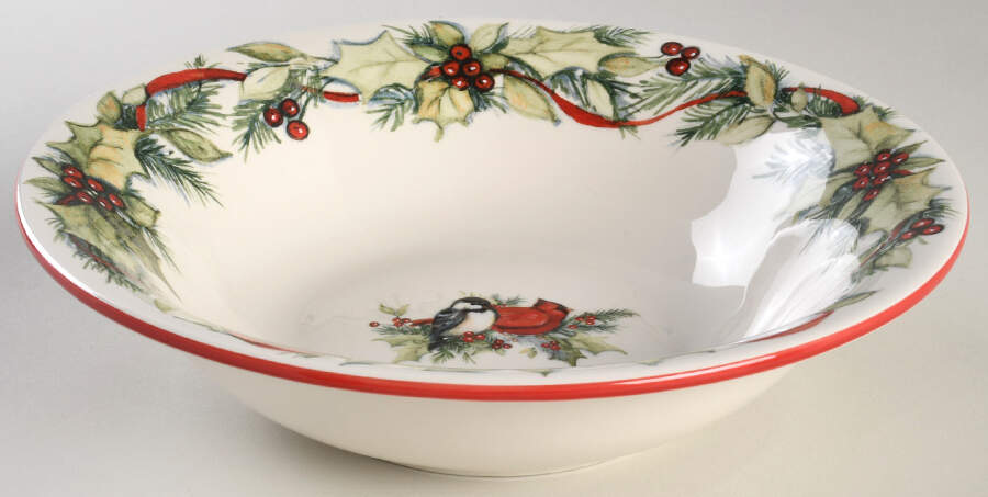 Winter Song 10" Round Vegetable Bowl by Certified International-1