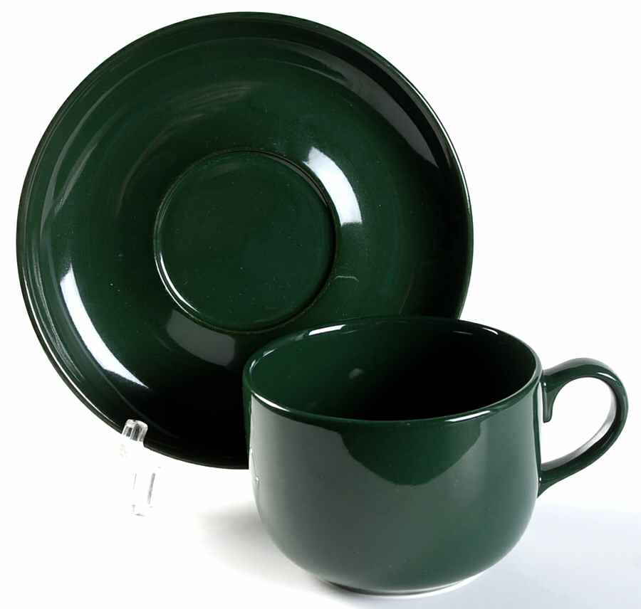 CR33 Oversized Cup & Saucer Set by Crown Stoneware-1