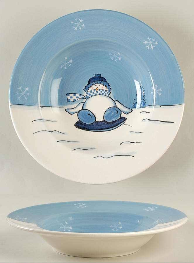 Hidden Valley Large Rim Soup Bowl by Cambridge Potteries-1