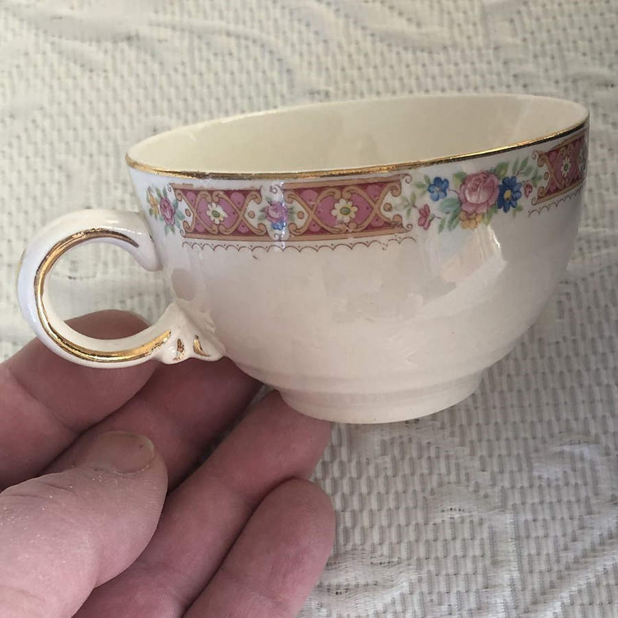 CRP222 Footed Cup by Crown Potteries-1