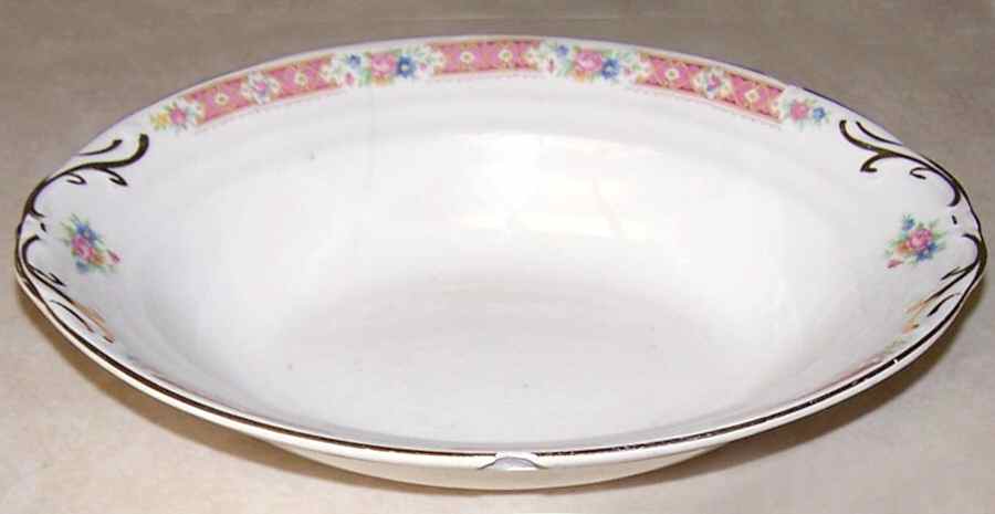 CRP222 9" Oval Vegetable Bowl by Crown Potteries-1