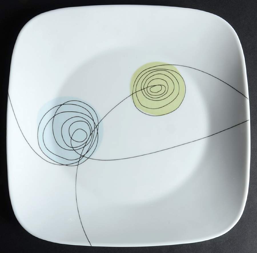 Scribble Dots (Corelle) Dinner Plate by Corning Corelle-1