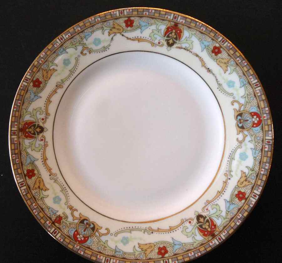 CWX7 Dinner Plate by Crown China (Czech)-1