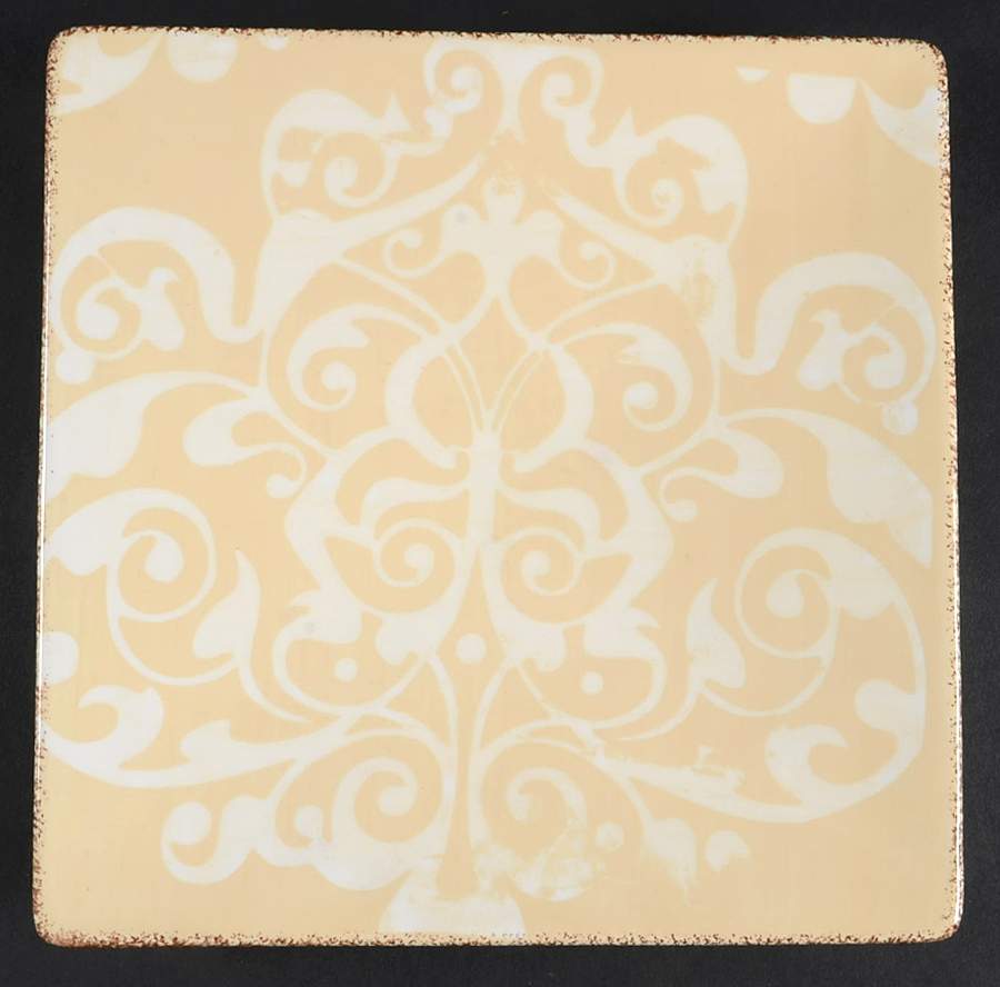 Chloe Square Salad Plate by Clay Art-1