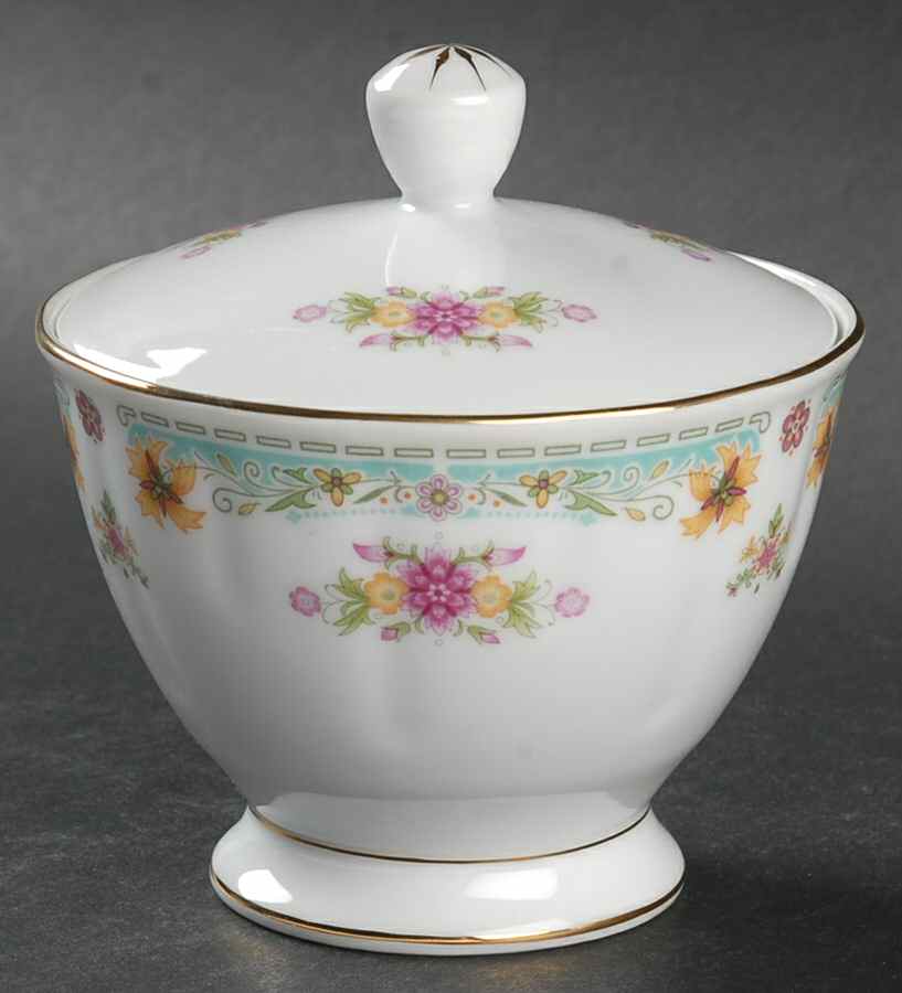 CX619 Sugar Bowl & Lid by China (Made in China)-1