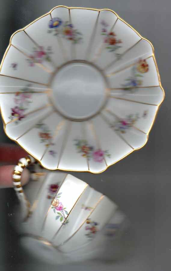 118793 Flat Demitasse Cup & Saucer Set by Coalport-1