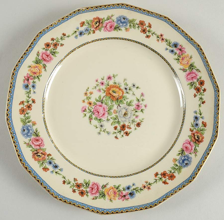 Champlain Dinner Plate by Charles Field Haviland-1