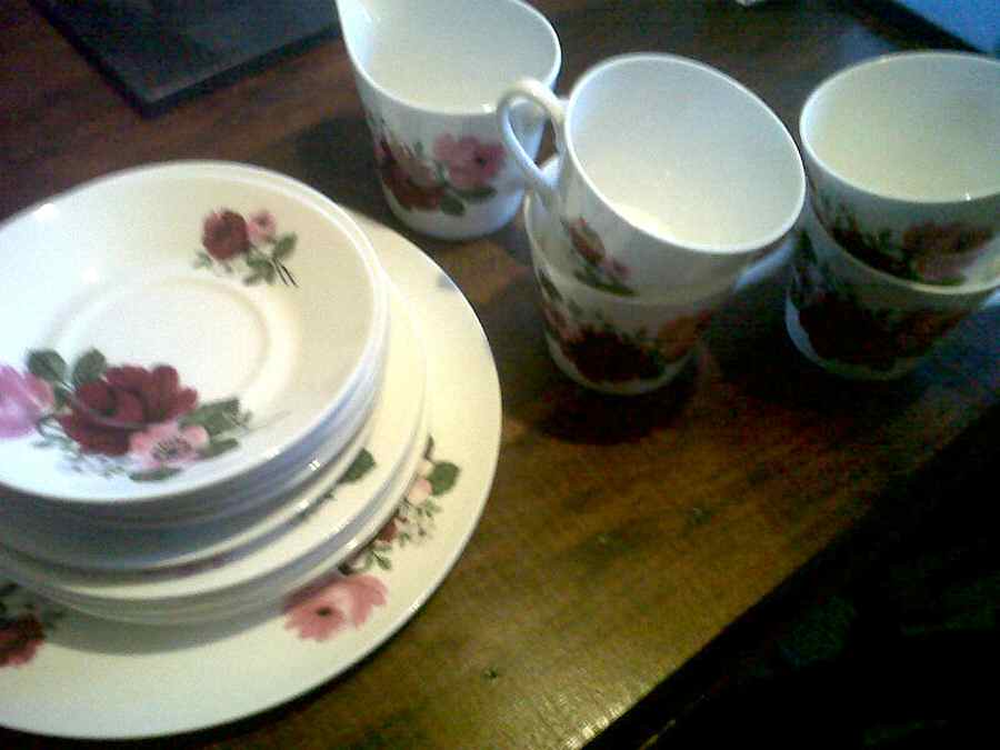 CRY16 Flat Cup & Saucer Set by Crown Royal-1