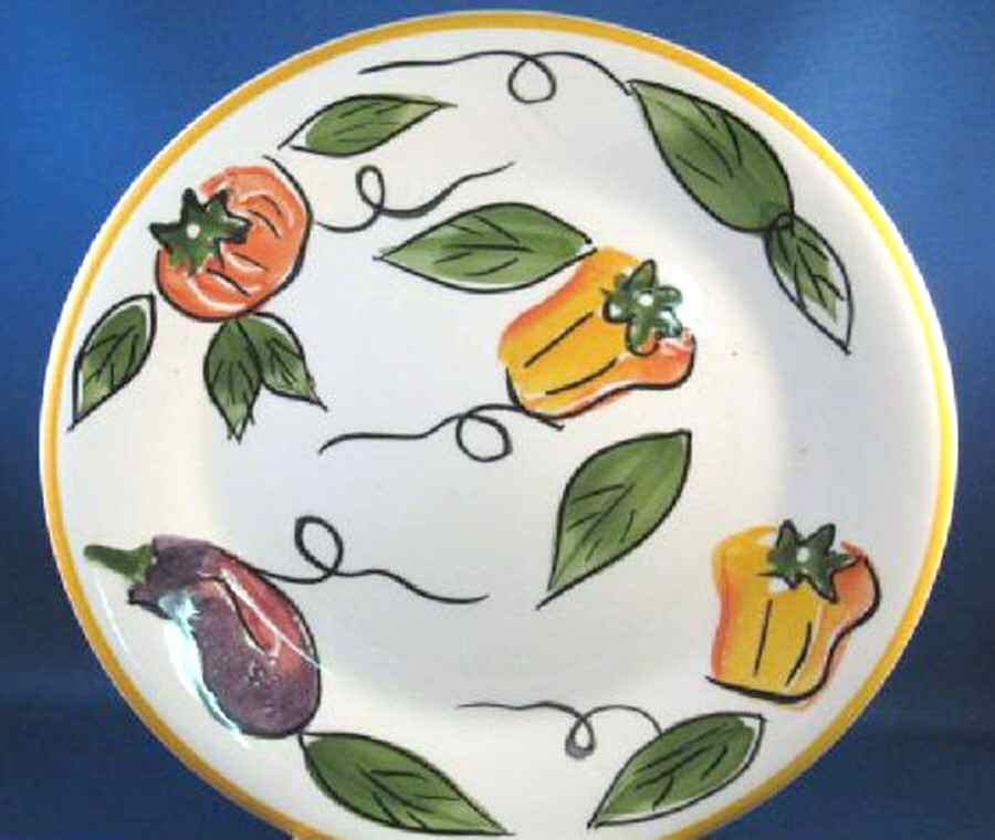 CMI38 Salad Plate by Ceramica (Italy)-1