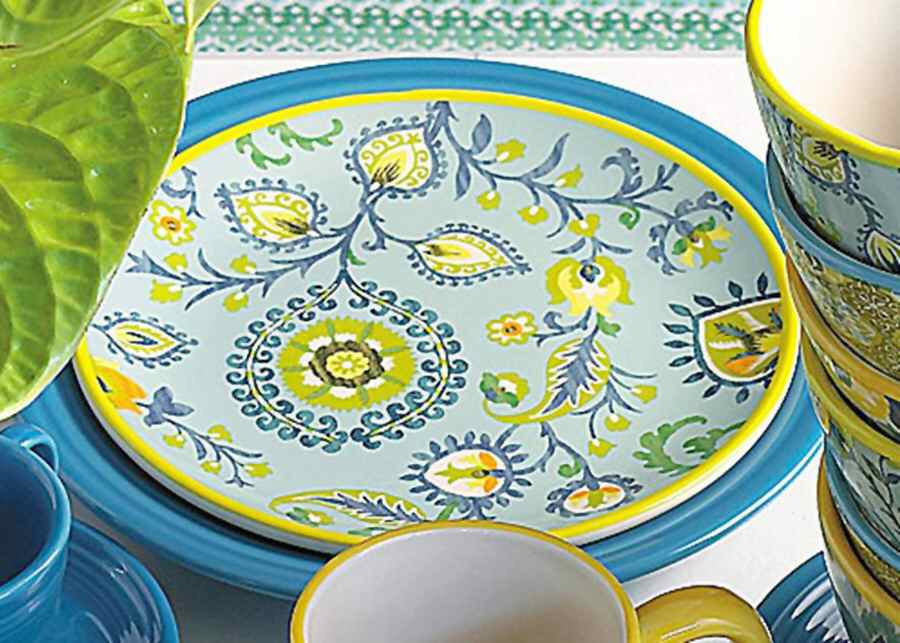 Boho Brights Salad Plate by Certified International-1