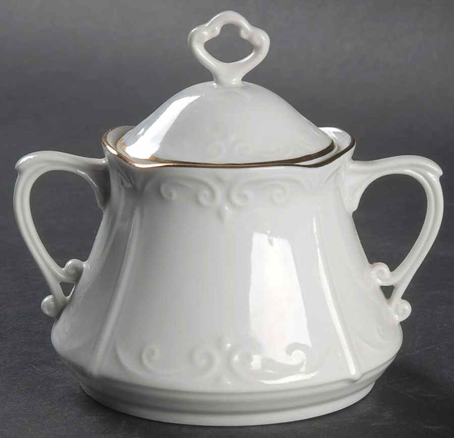 CHZ53 Sugar Bowl & Lid by Chodziez-Poland-1