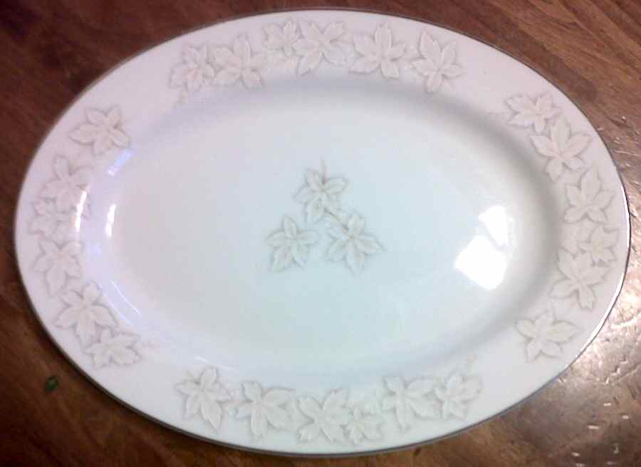 Monique 12" Oval Serving Platter by Castle Court-1