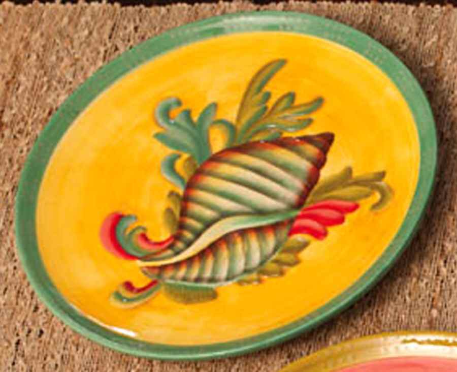 Nature's Treasures Salad Plate by Cypress Home-1