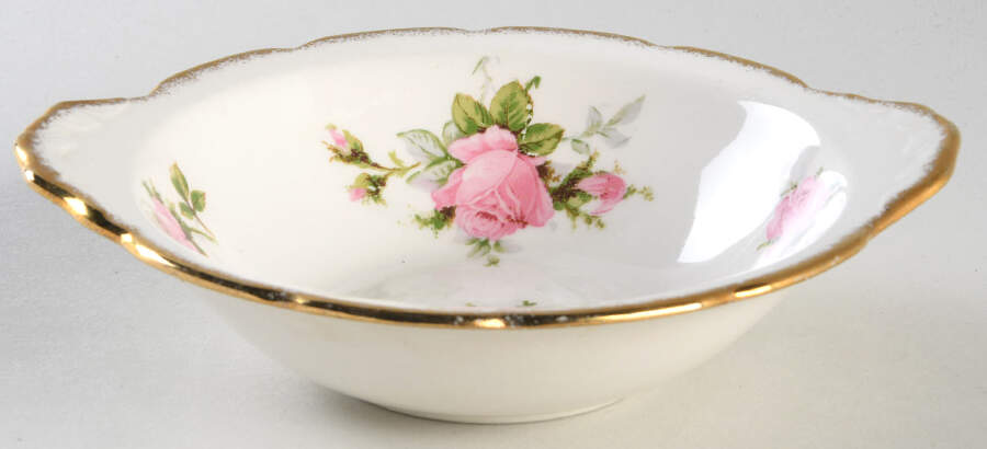 Pink T Rose Lugged Cereal Bowl by Canonsburg-1