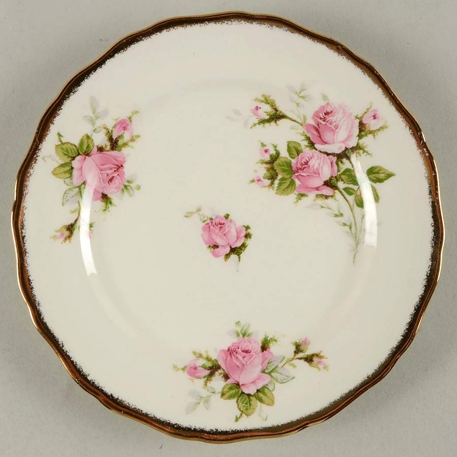 Pink T Rose Salad Plate by Canonsburg-1
