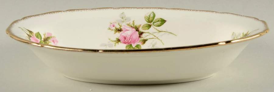 Pink T Rose 9" Oval Vegetable Bowl by Canonsburg-1