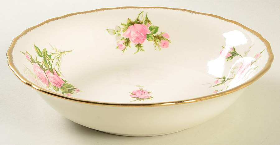 Pink T Rose 8" Round Vegetable Bowl by Canonsburg-1
