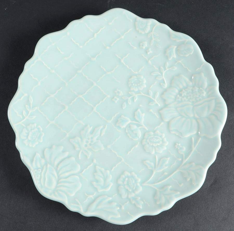 Treillage Blue Salad Plate by Casafina-1