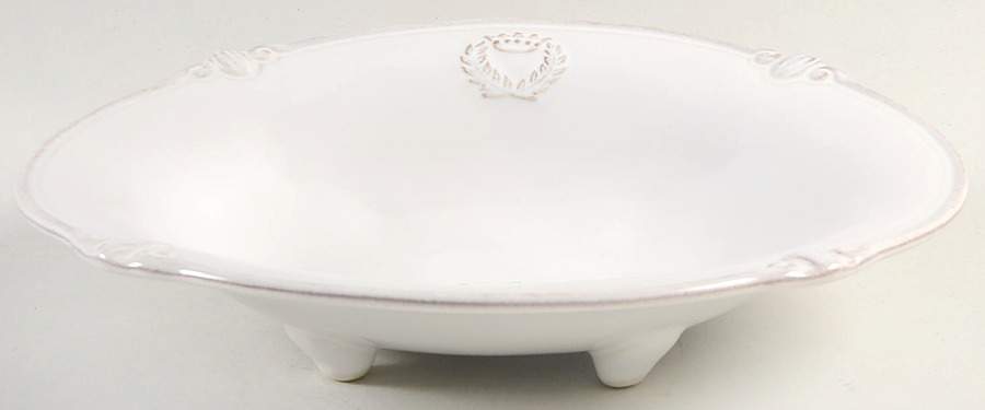 Villa Royale White 9" Individual Pasta Bowl by Casafina-1
