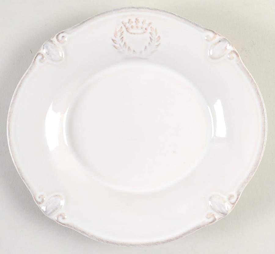 Villa Royale White Bread & Butter Plate by Casafina-1