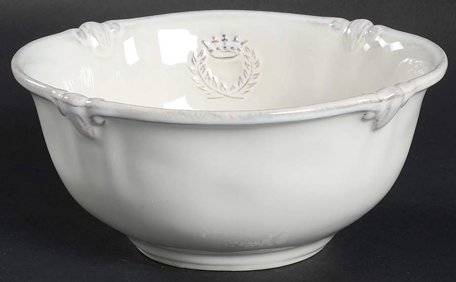 Villa Royale White Soup/Cereal Bowl by Casafina-1