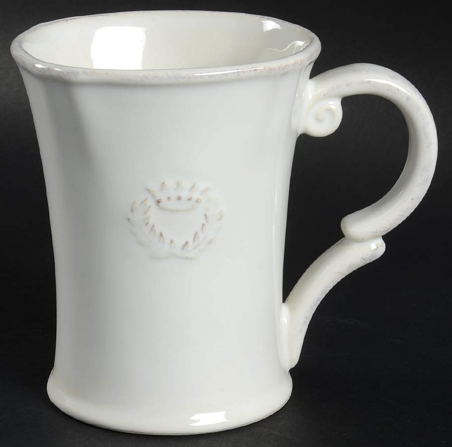 Villa Royale White Mug by Casafina-1