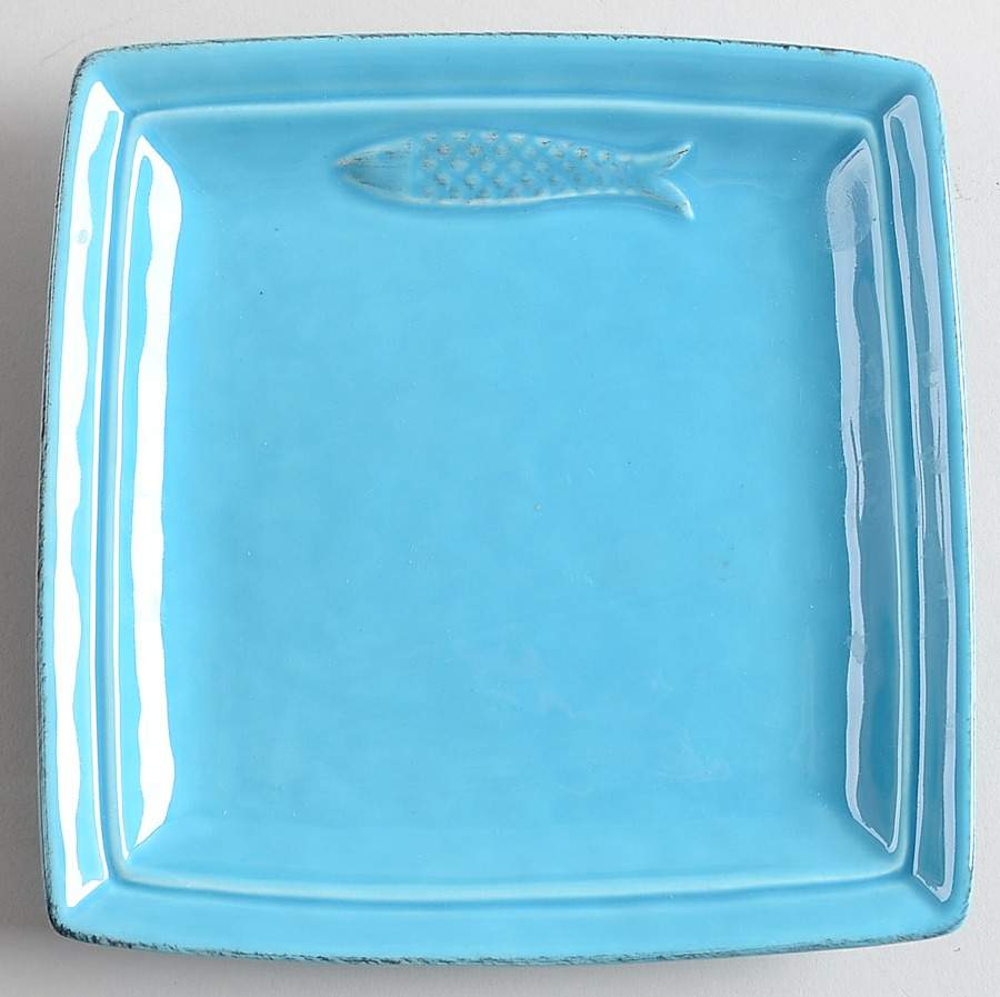 Sardinha Blue Salad Plate by Casafina-1