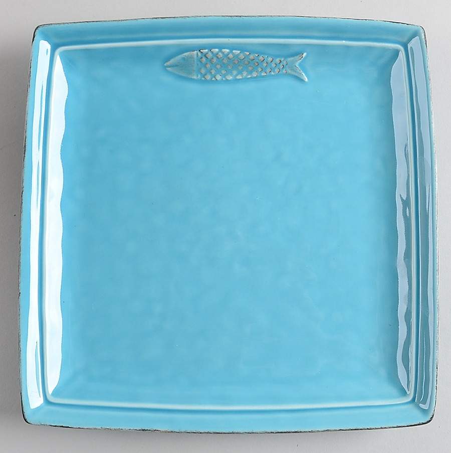 Sardinha Blue Dinner Plate by Casafina-1