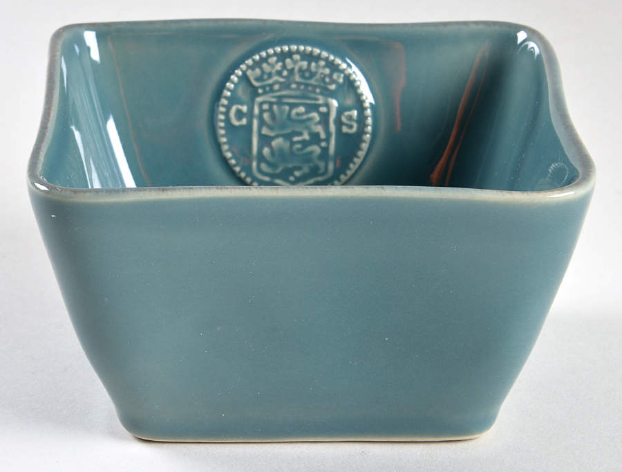 Forum Prussian Blue Individual Square Baker by Casafina-1