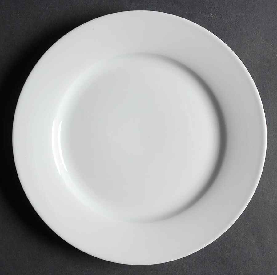 Whiteware Salad Plate by Colormate-1