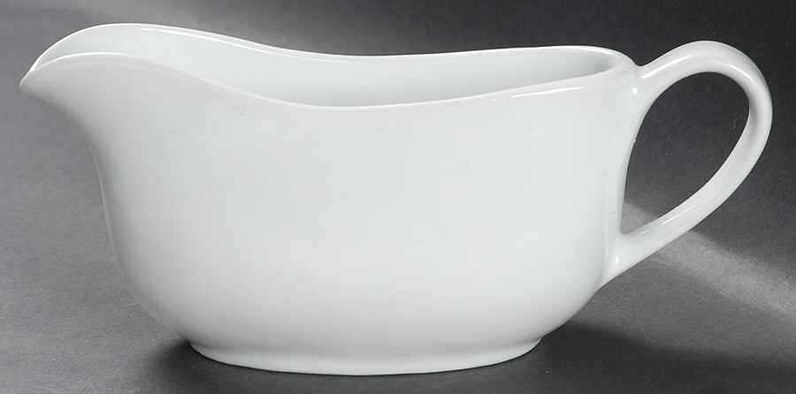 Whiteware Gravy Boat by Colormate-1