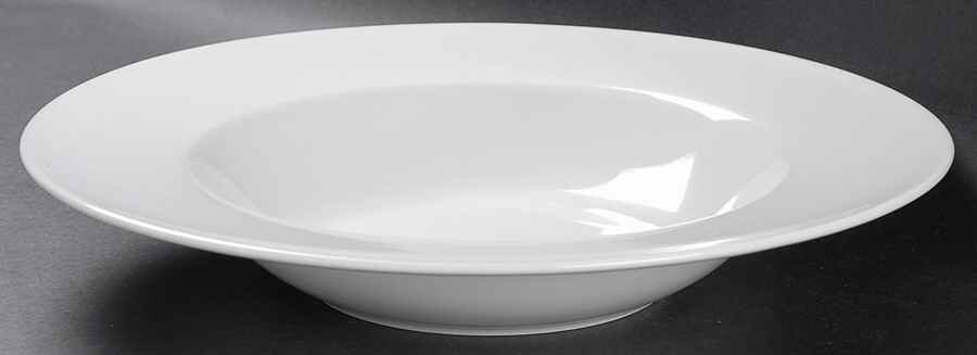Whiteware 10" Individual Pasta Bowl by Colormate-1