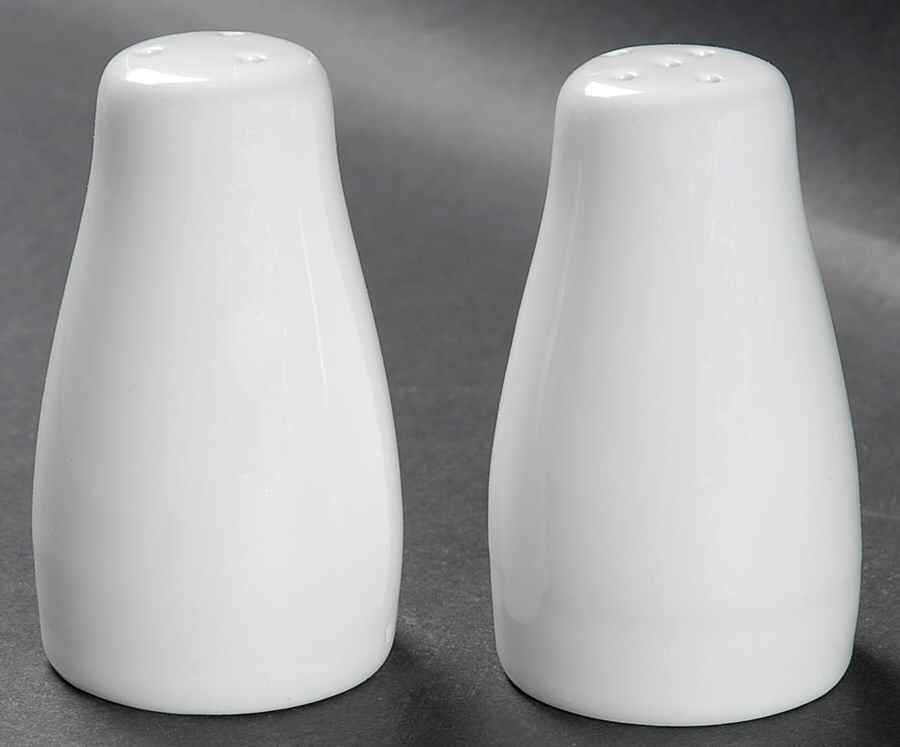 Whiteware Salt & Pepper Set by Colormate-1