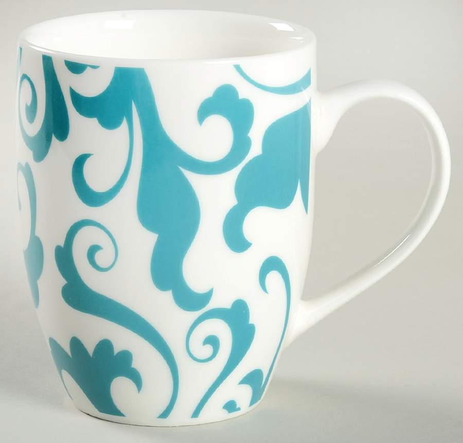 Fiori Teal Mug by Ciroa-1