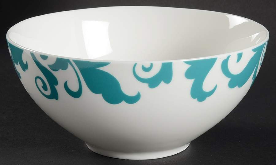 Fiori Teal Soup/Cereal Bowl by Ciroa-1