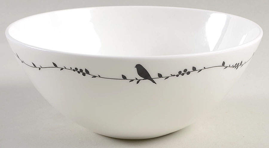 Oiseau Black Soup/Cereal Bowl by Ciroa-1