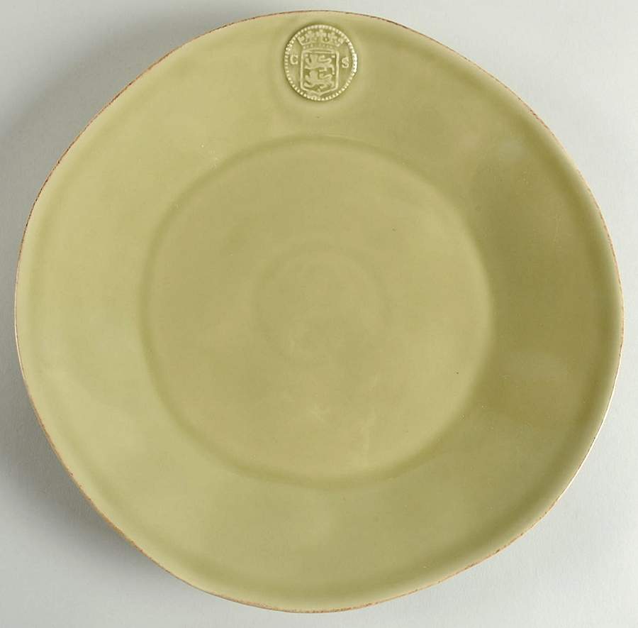 Forum Khaki Green Dinner Plate by Casafina-1