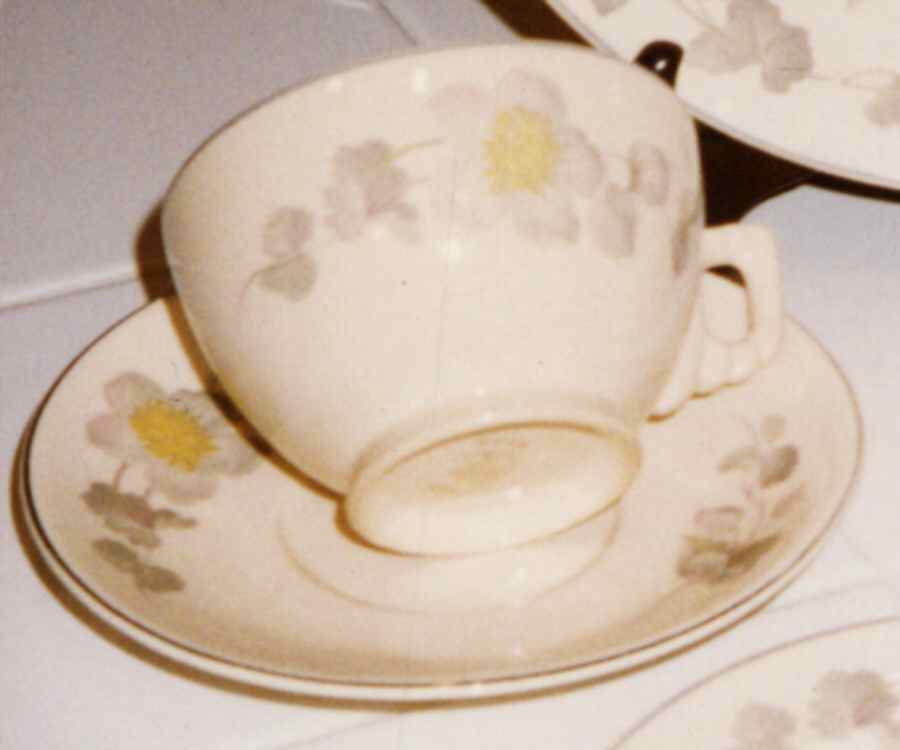 CSA30 Footed Cup & Saucer Set by Crescent China -1