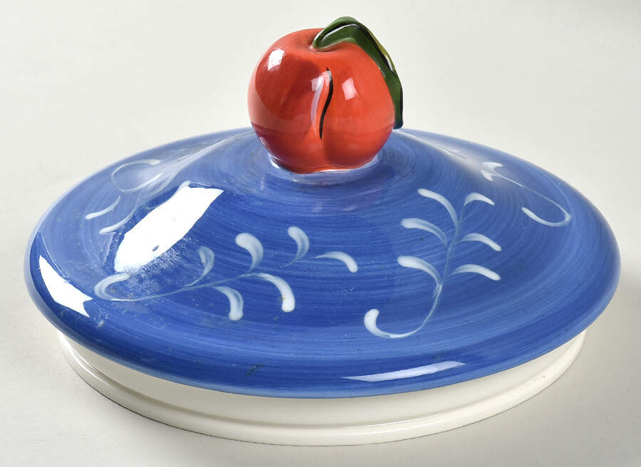 Amalfi Lid for Cookie Jar by Clay Art-1