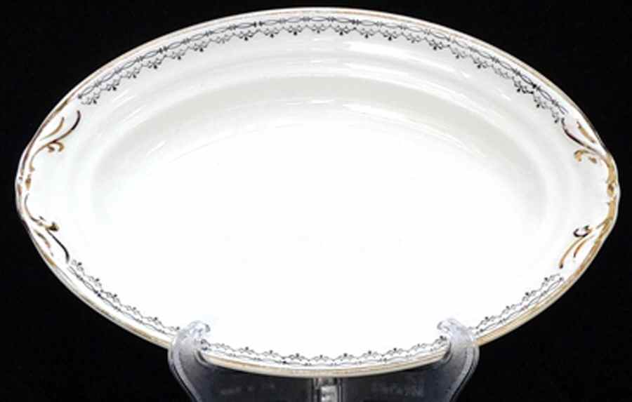 CRP223 14" Oval Serving Platter by Crown Potteries-1