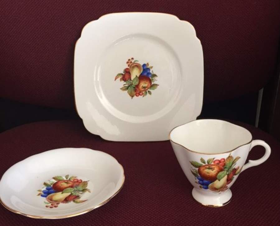 673 Square Salad Plate by Clarence (England)-1