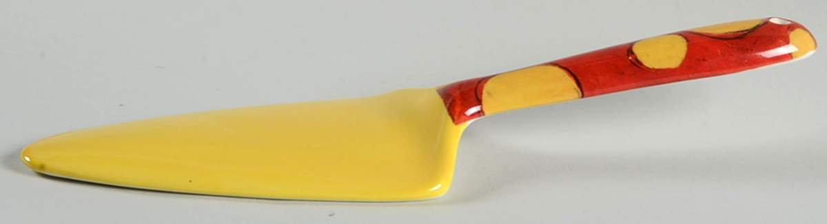 Java Time Solid Ceramic Pie/Cake Server by Certified International-1