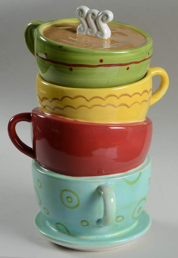 Java Time Figural Cookie Jar & Lid by Certified International-1