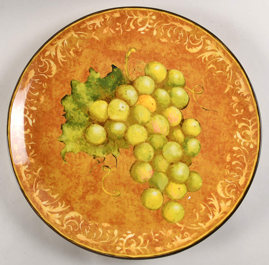 Fruit Filigree 14" Chop Plate (Round Platter) by Certified International-1