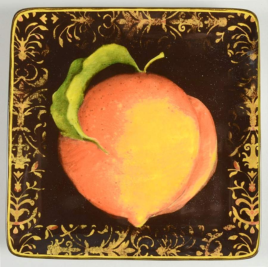 Fruit Filigree Salad/Dessert Plate by Certified International-1