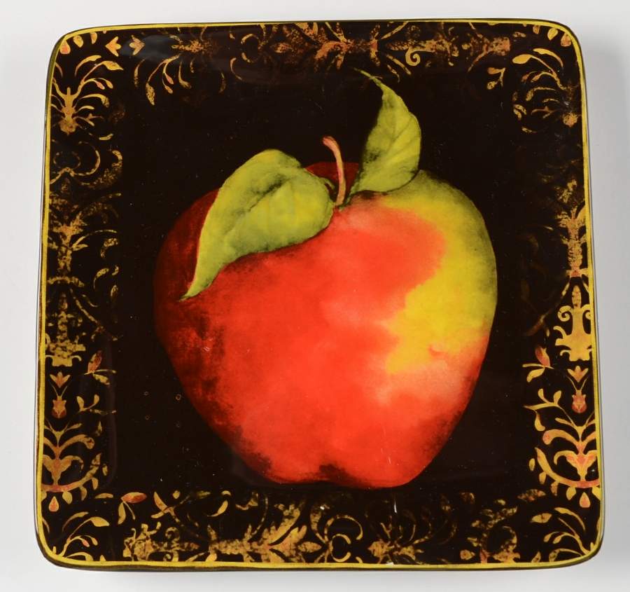 Fruit Filigree Salad/Dessert Plate by Certified International-1