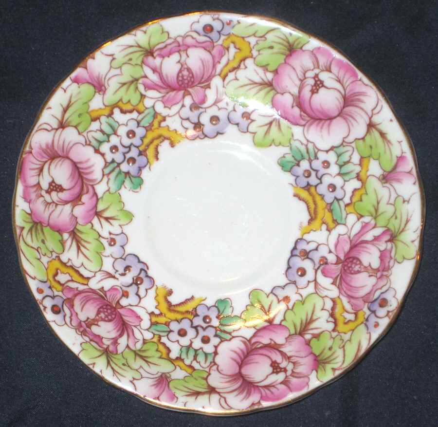 Peony Pink Saucer by Cartwright & Edwards-1