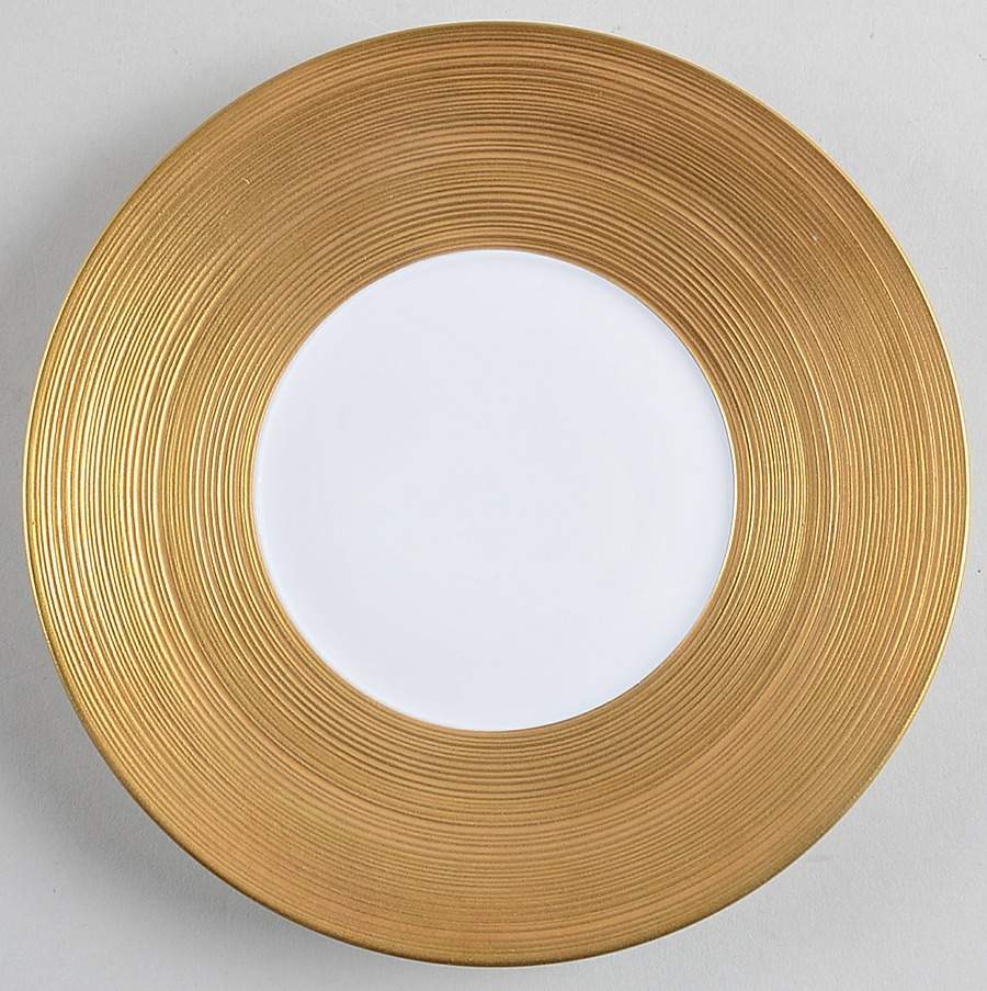 Hemisphere Golden Bread & Butter Plate by Jean Louis Coquet-1